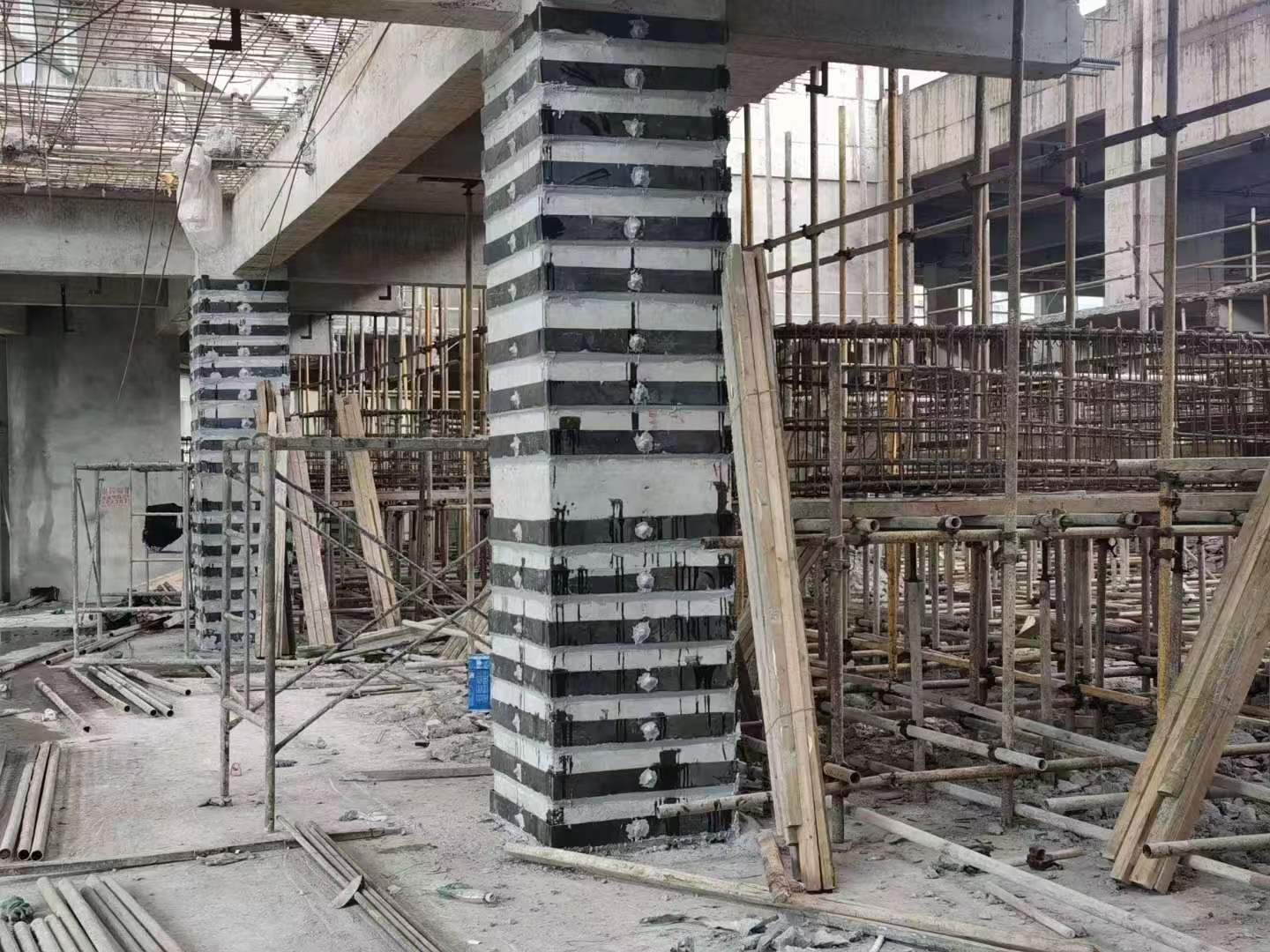 乌海柱子包钢加固施工方案